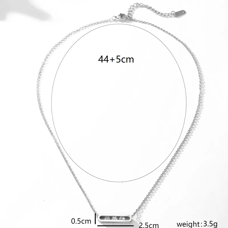 Dancing Spark Chain-silver