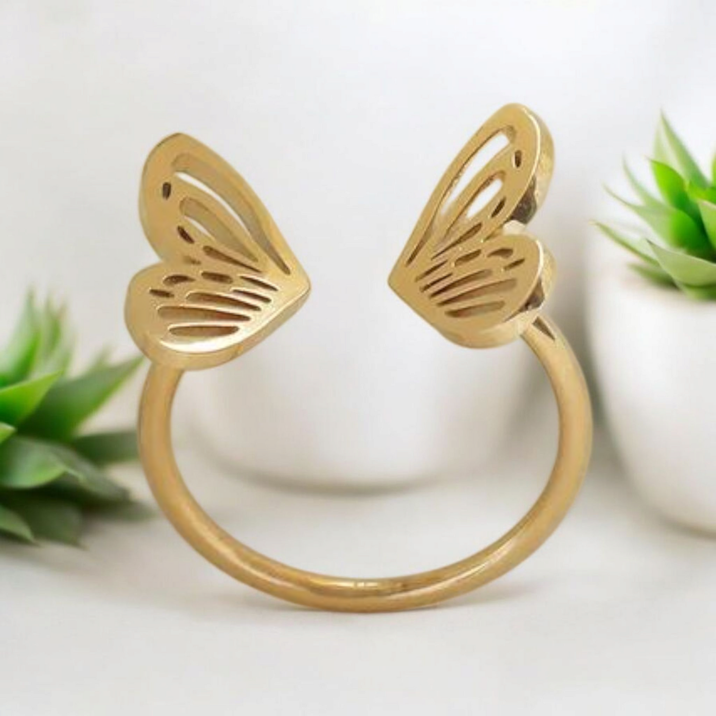 Flutter Ring - Gold and Silver