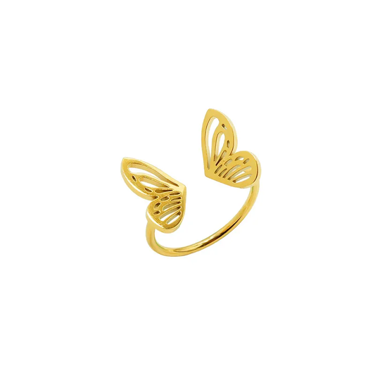 Flutter Ring - Gold and Silver