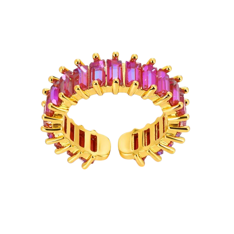 Pink Crystal Ring