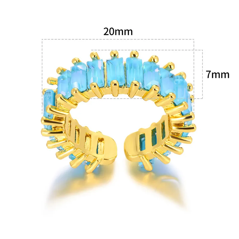 Blue Crystal Ring
