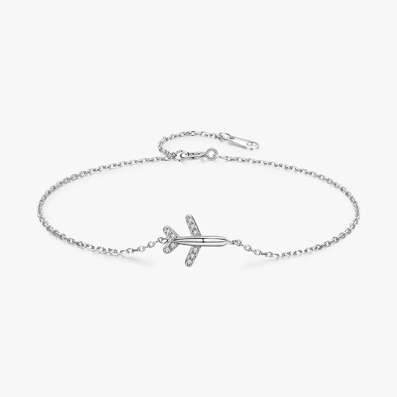 92.5 Sterling Silver Fly me Away Bracelet