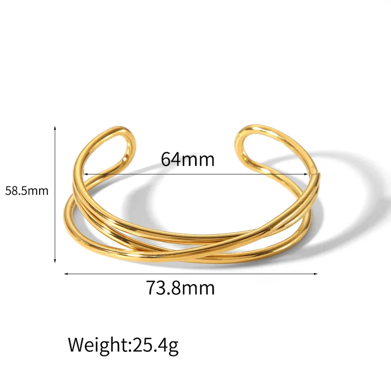 Golden Twisted bracelet