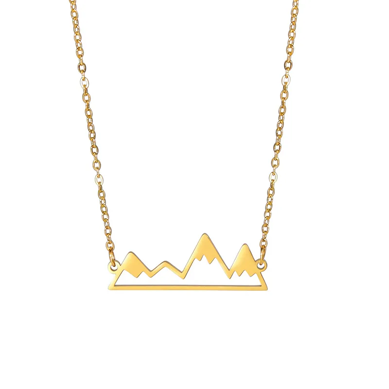 Mountains are calling Gold Chain