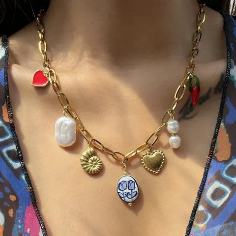 Multi Charms Necklace