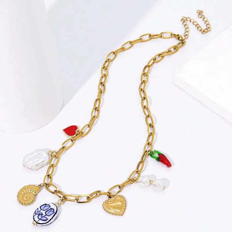 Multi Charms Necklace