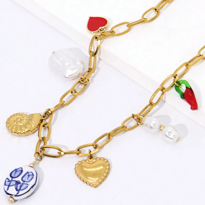 Multi Charms Necklace