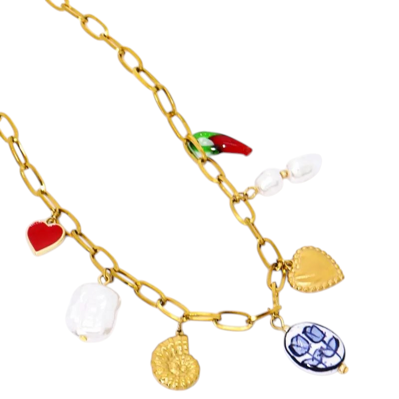 Multi Charms Necklace