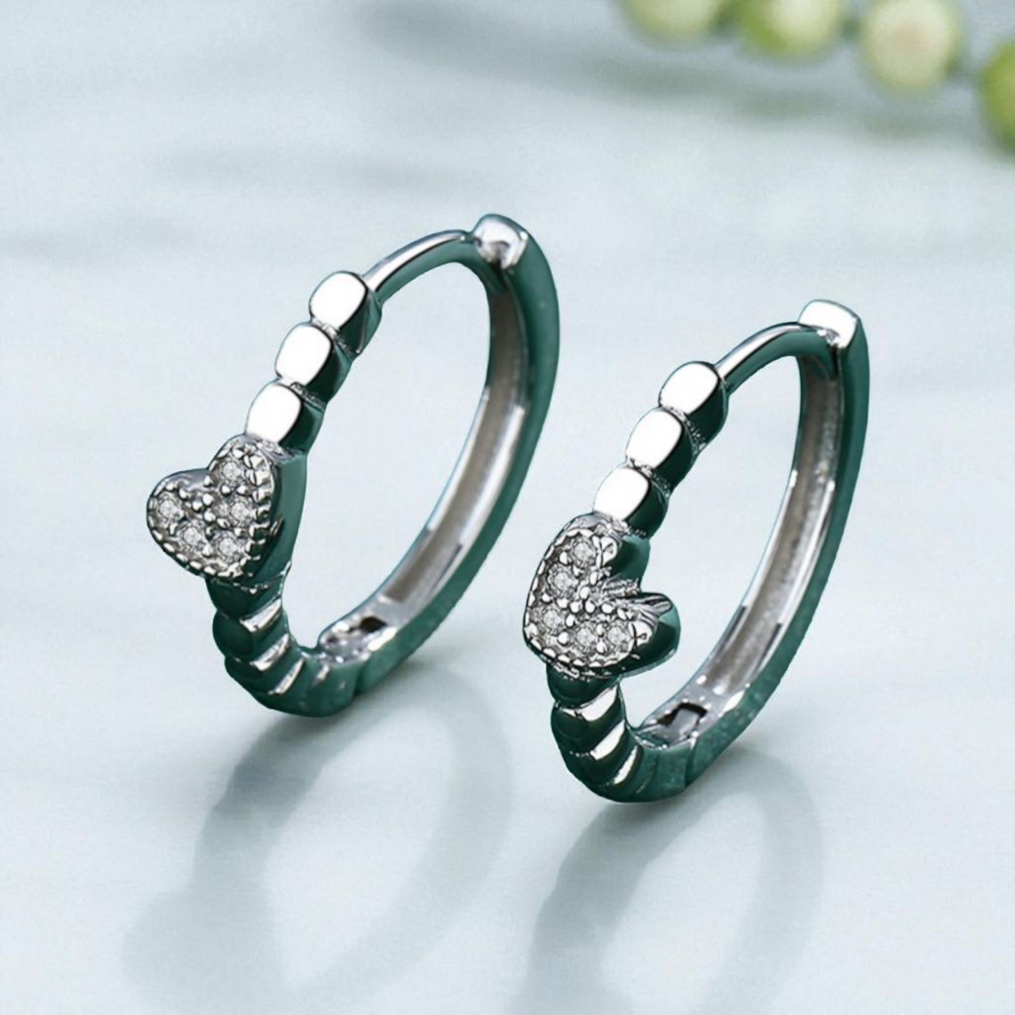 92.5 Sterling Silver Disco Dil Earrings