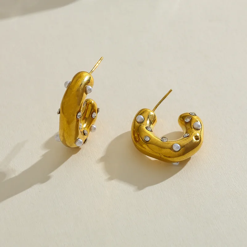 Pearl Hoops
