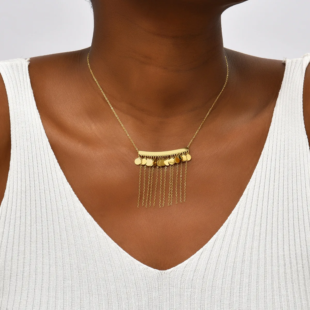 Regal Stripes Necklace