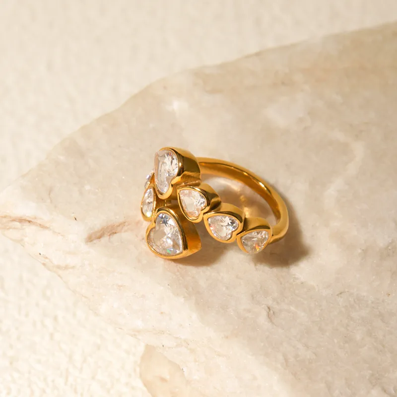 All Hearts Gold Ring