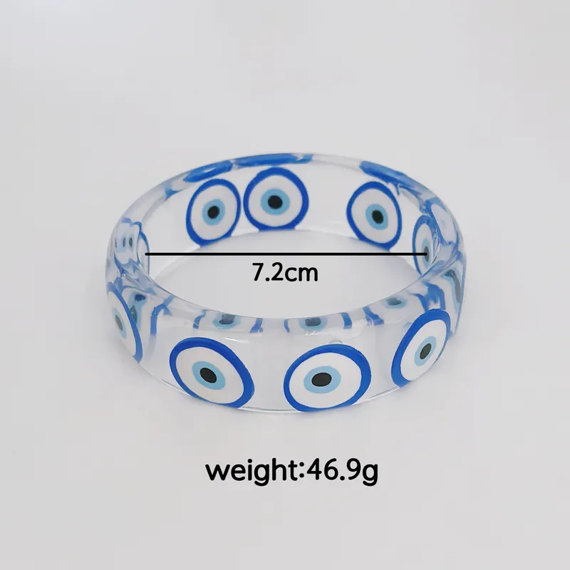 Evil Eye Resin Bangle