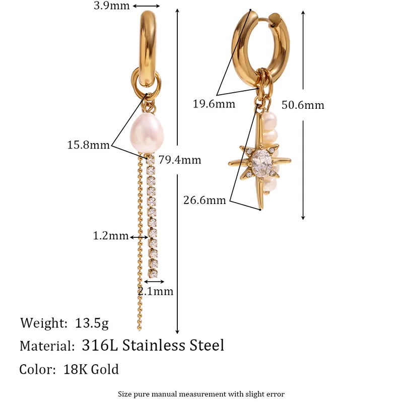 Mismatched Dazzle Earrings