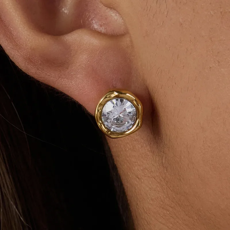 Diya Glow hypoallergenic stud earrings for festive wear and Diwali gifting – Urban Rani