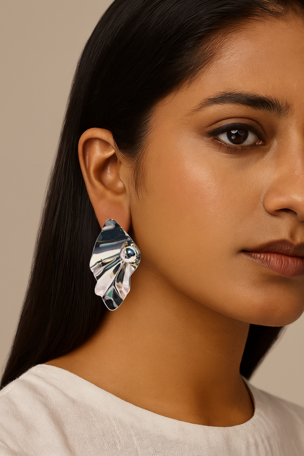 Liquid Shine 24K Gold Plated Earrings