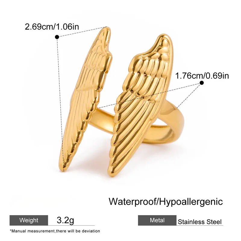 Angel Wings Finger Ring