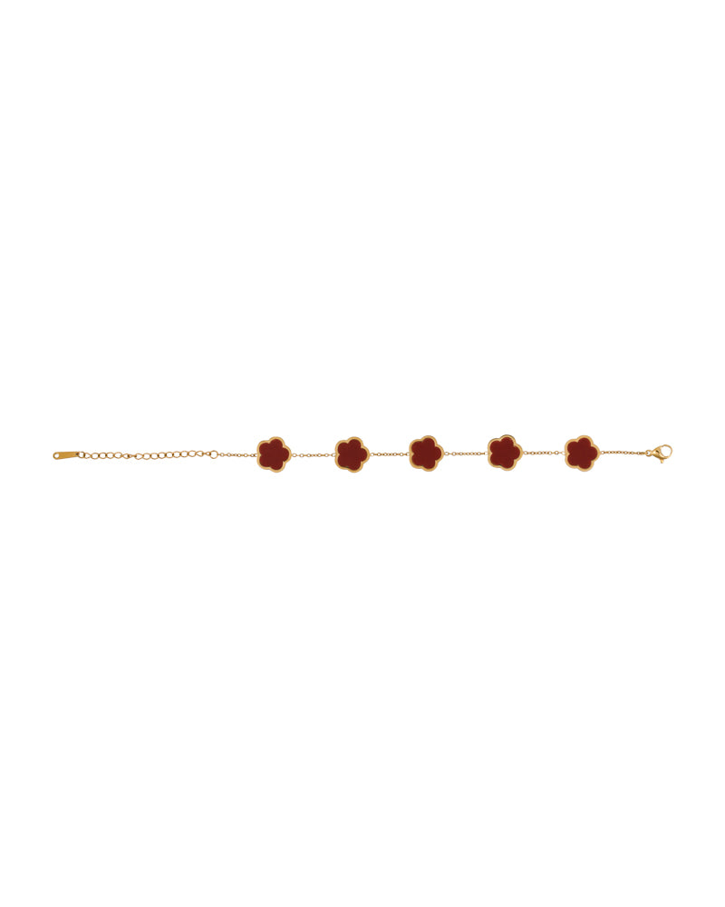 Red Clover Lucky Bracelet