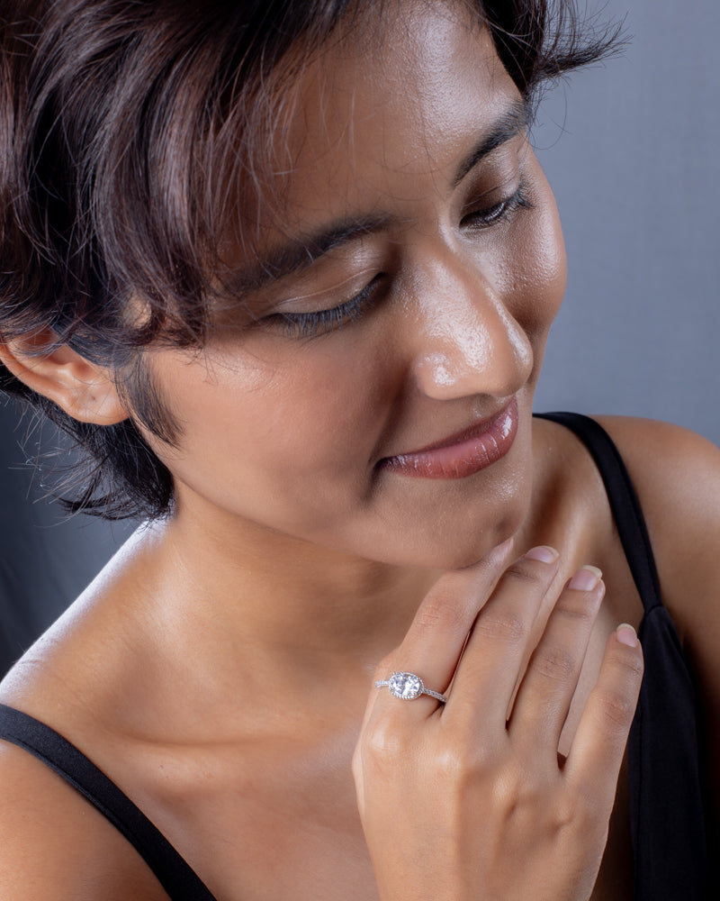 Oval Diamond Ring