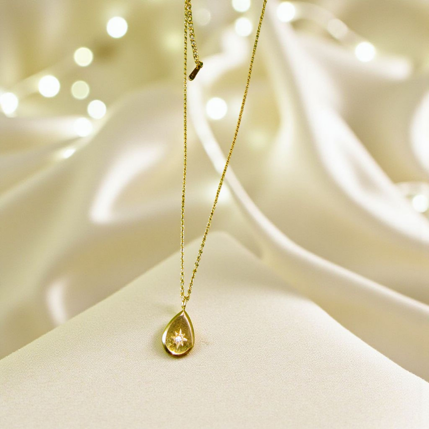 18K Gold Plated Starry Pinterest Chain