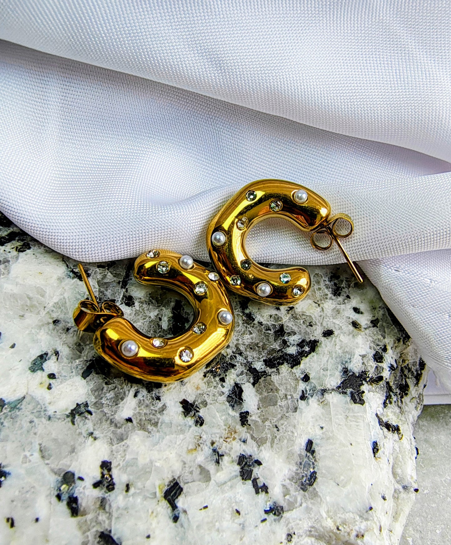Pearl Hoops