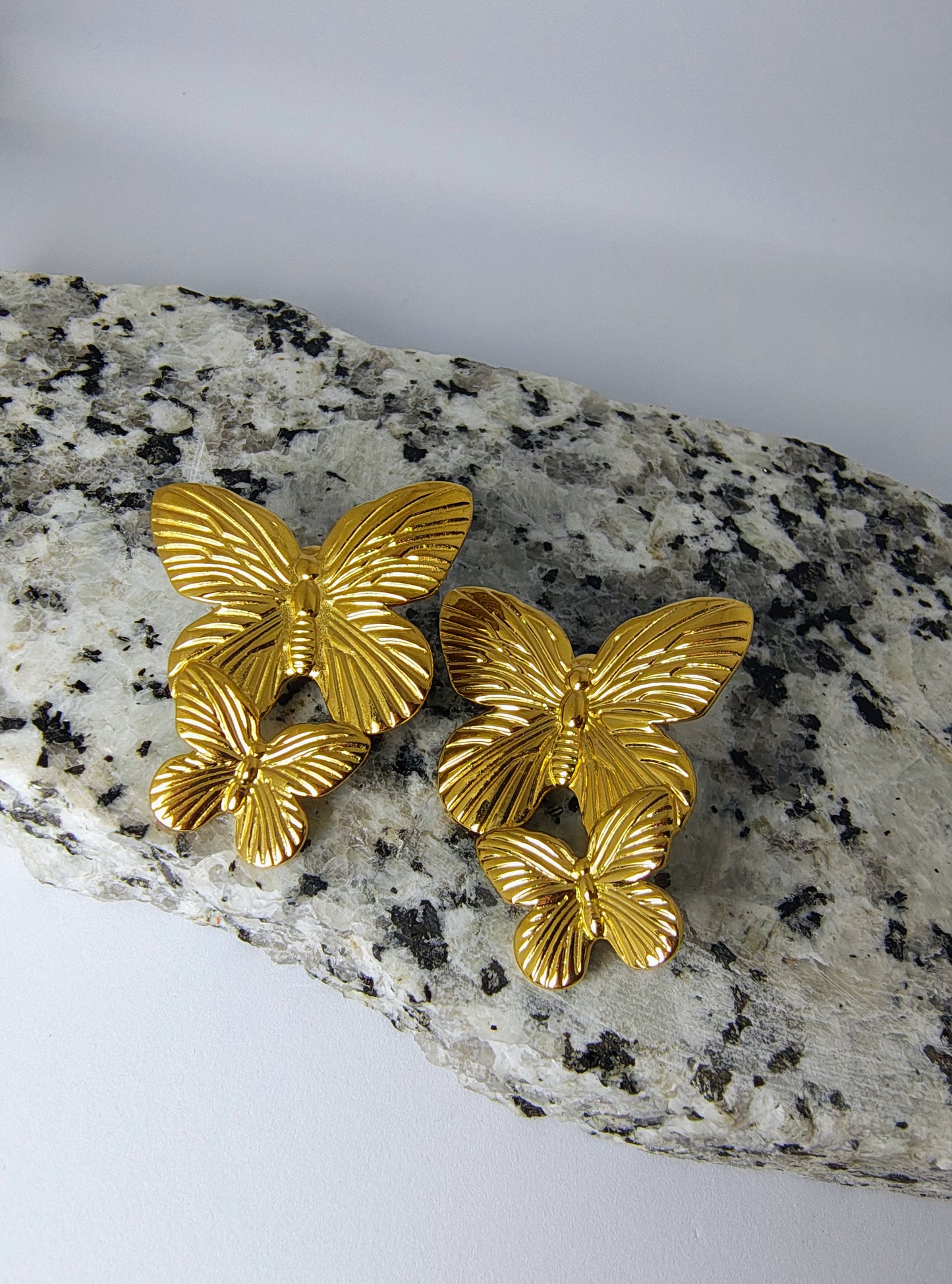 Double Butterfly Earring