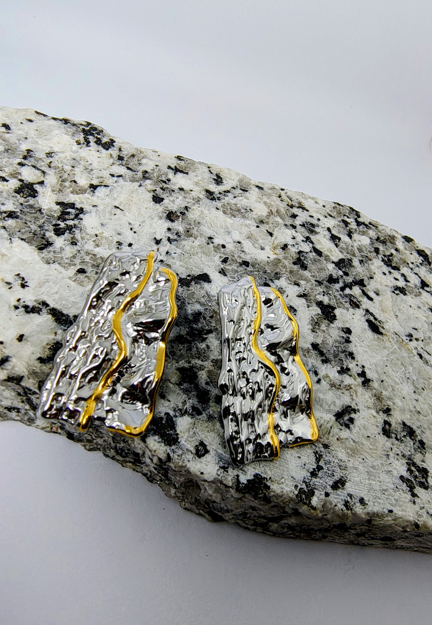 Mixed Hammered Earrings