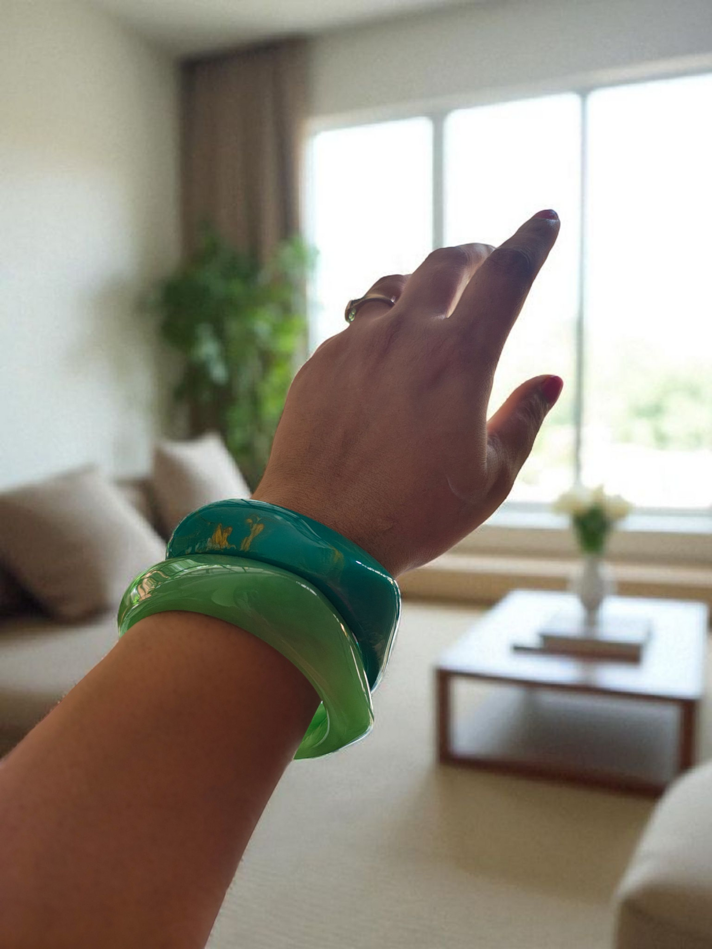 Viral Resin Bangles - Trending 5 Colours