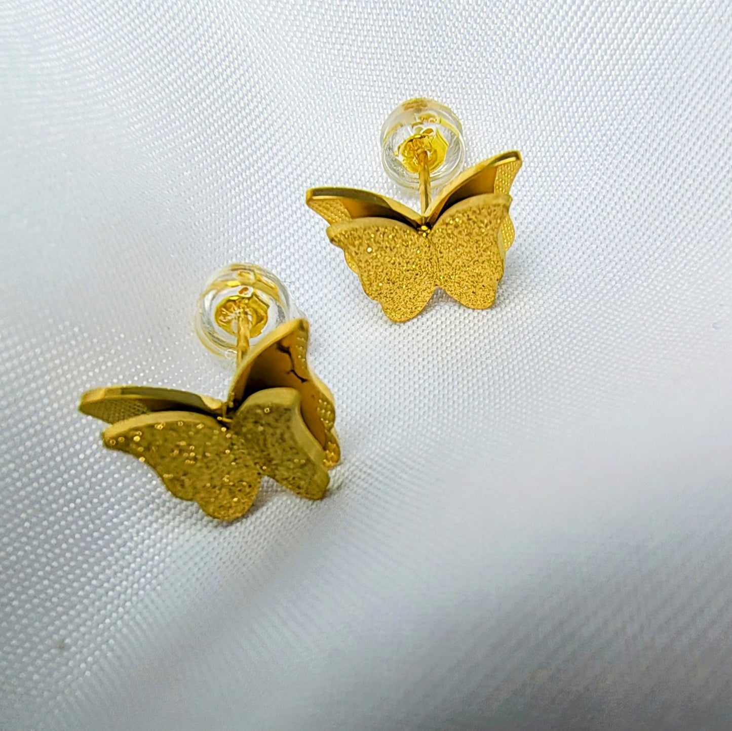 Flutter Studs - Gold and Silver