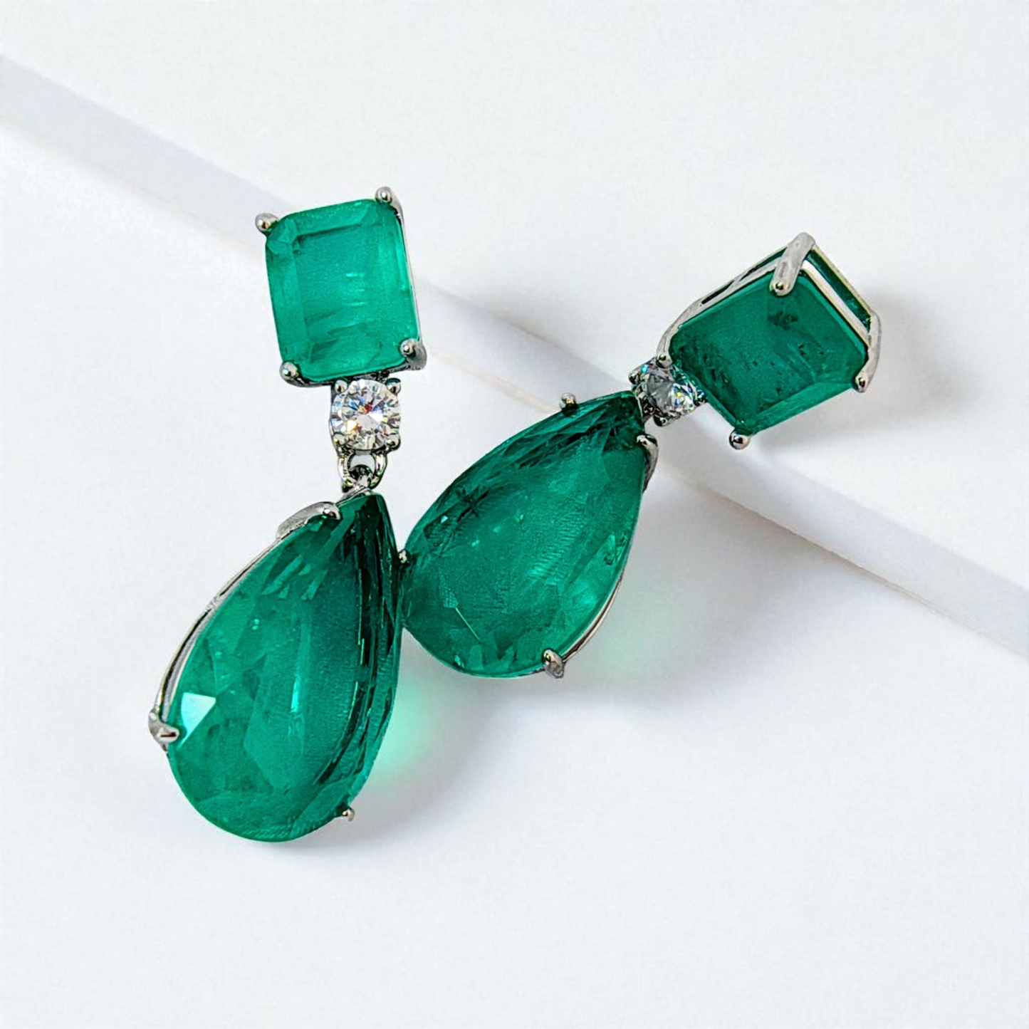 Emerald Danglers
