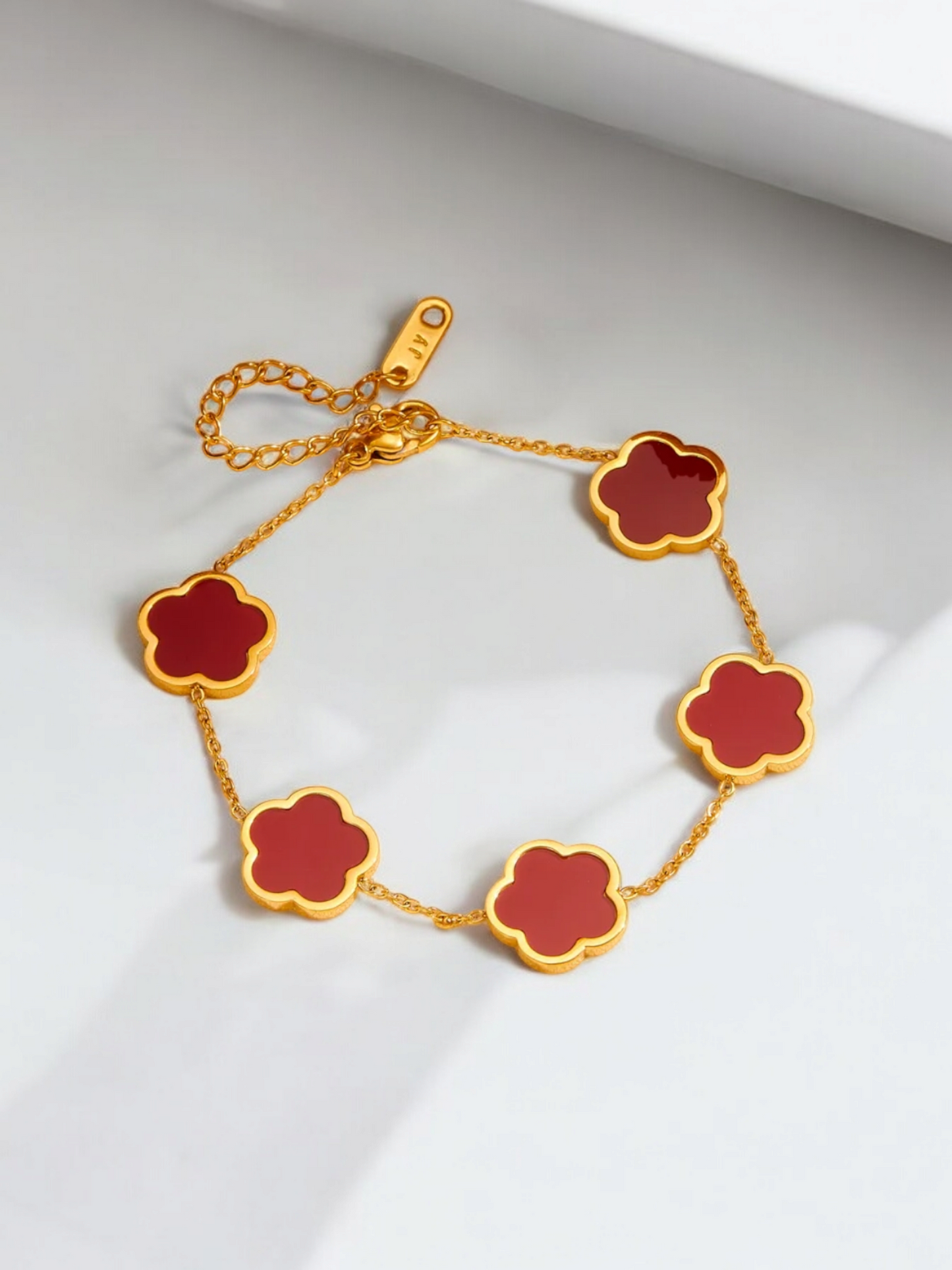 Red Clover Lucky Bracelet