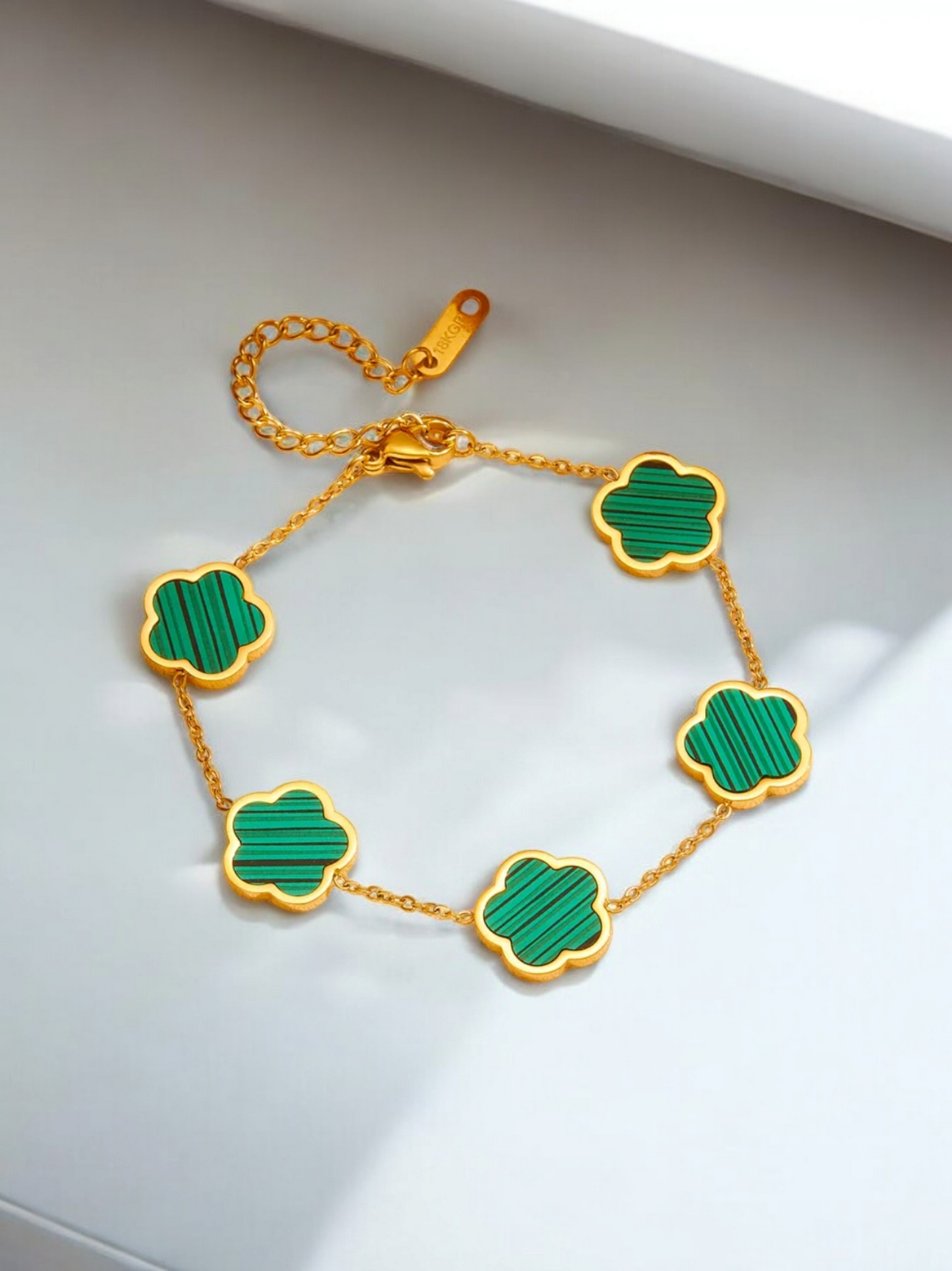 Green Clover Lucky Bracelet