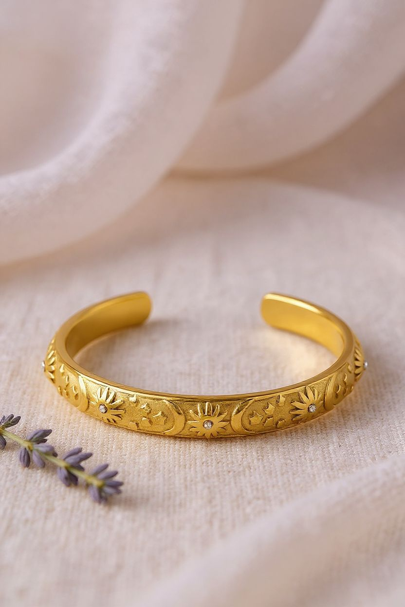 Cosmic Gold Bangle