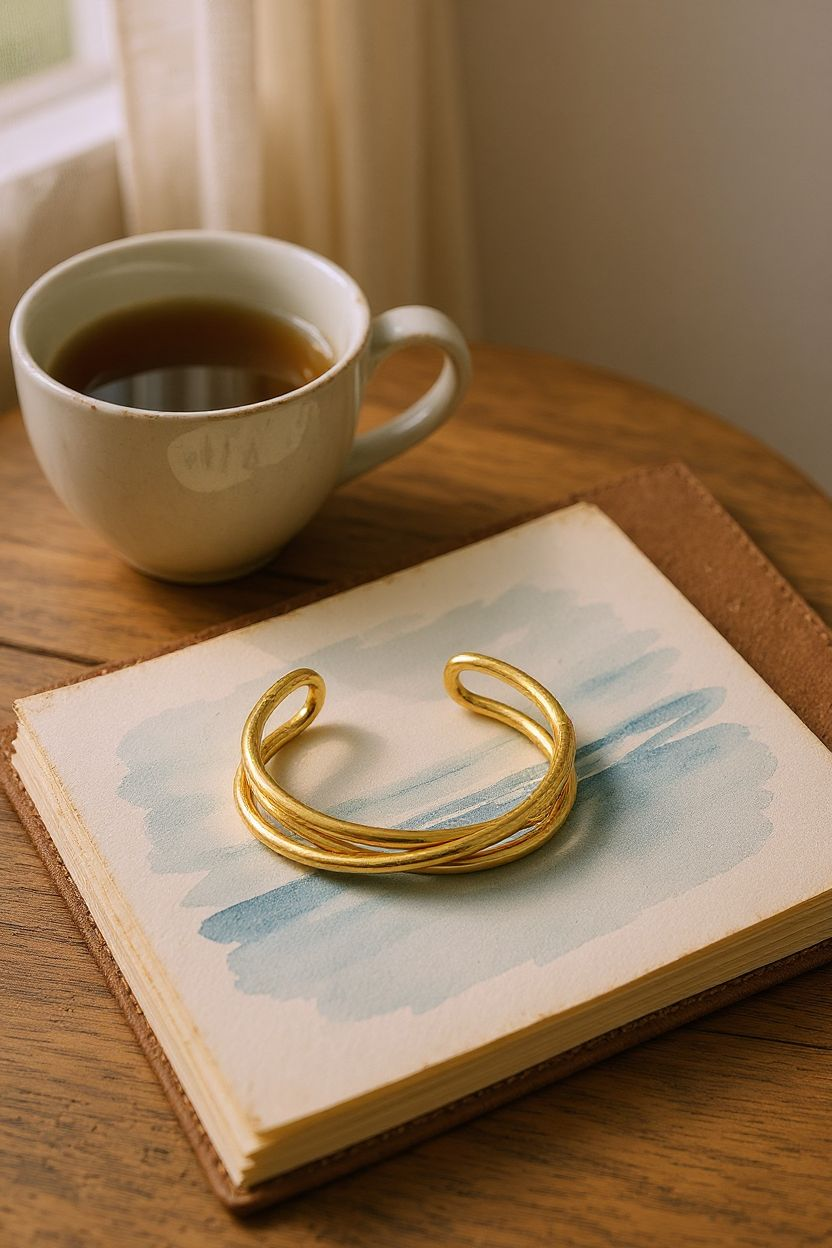 Golden Twisted bracelet