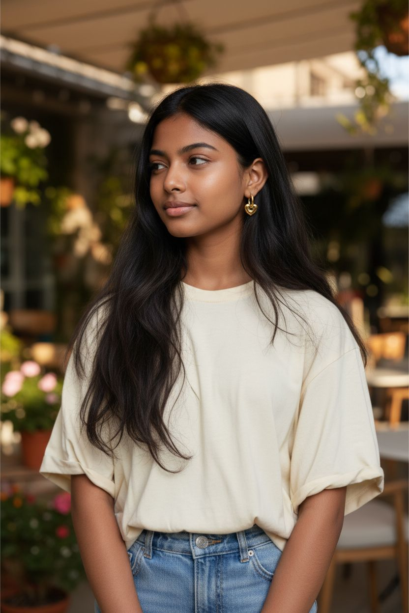 Dangling Heart Earring