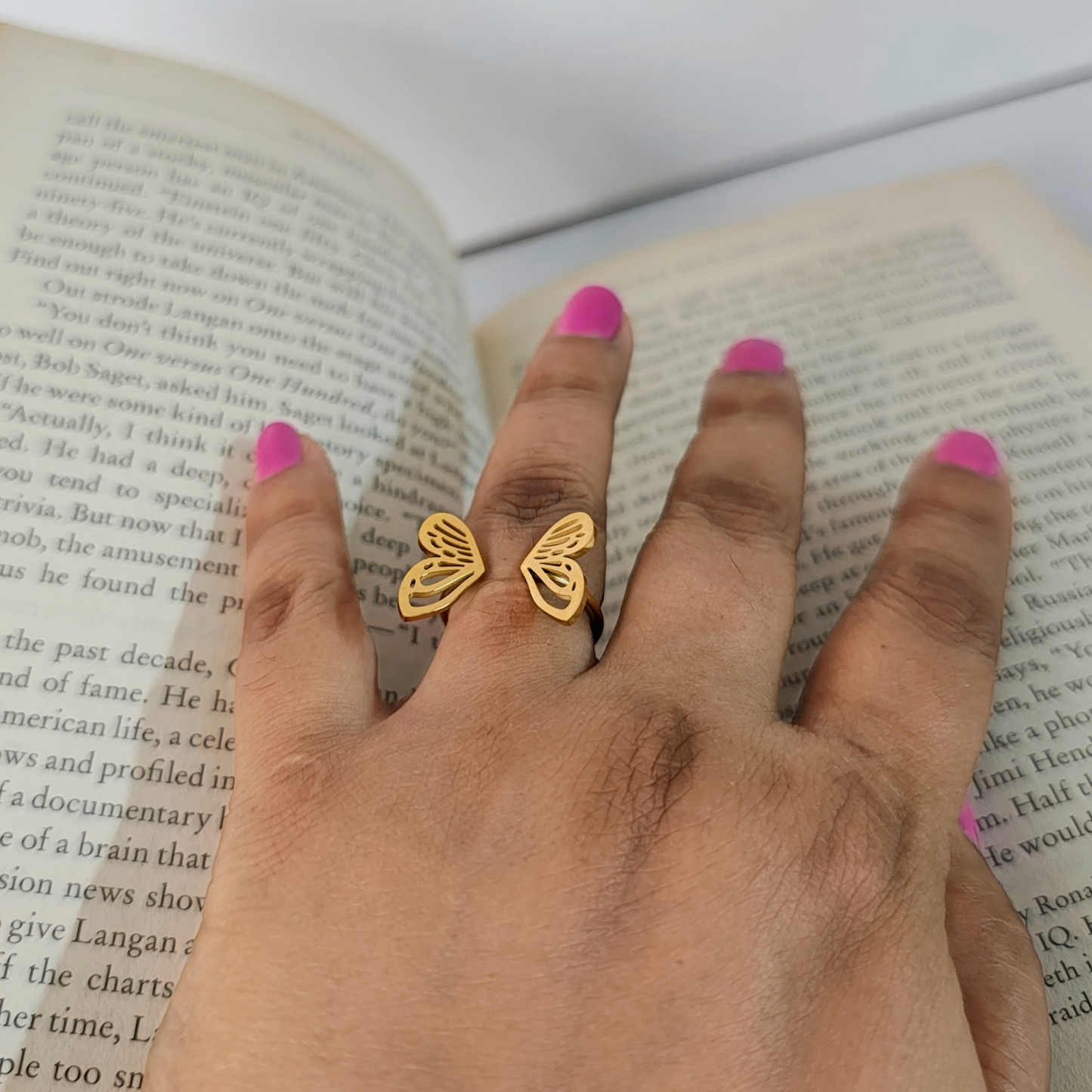Flutter Ring - Gold and Silver