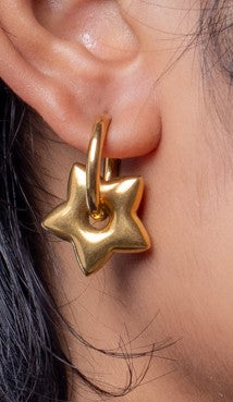 Golden Starry Earring