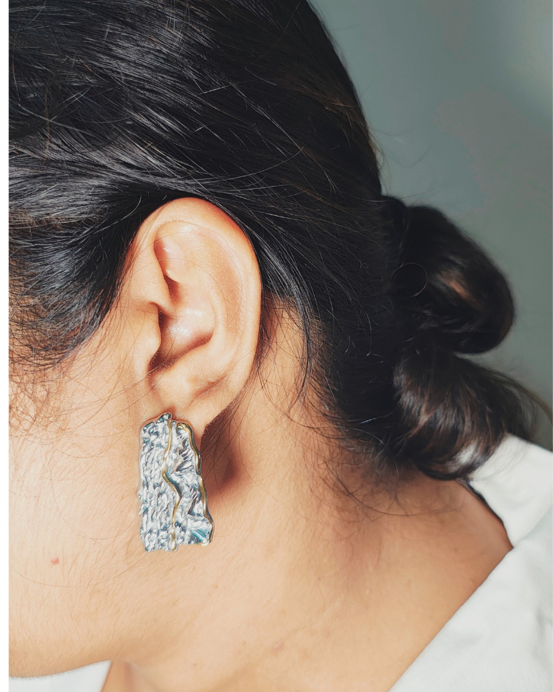 Mixed Hammered Earrings