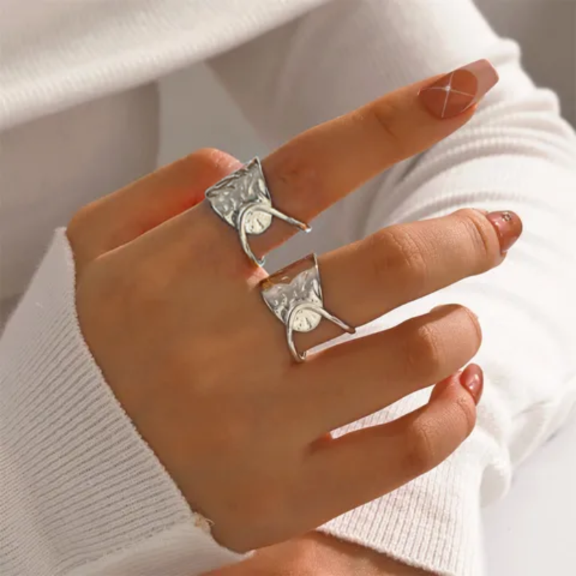 Steel Arc Ring