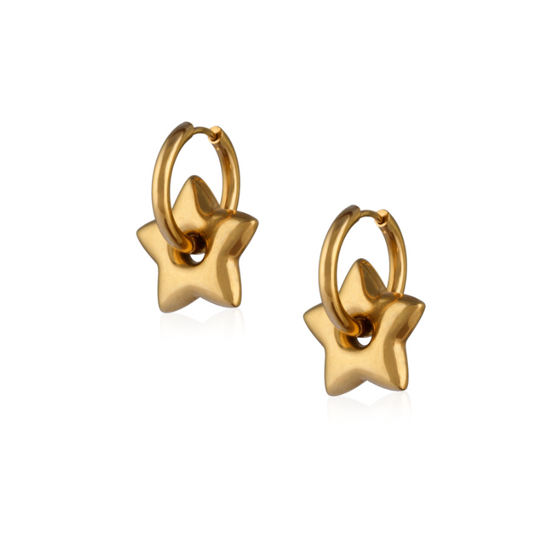 Golden Starry Earring