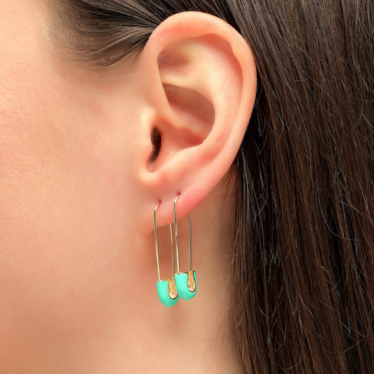 92.5 Sterling Silver Neela Pin Earrings