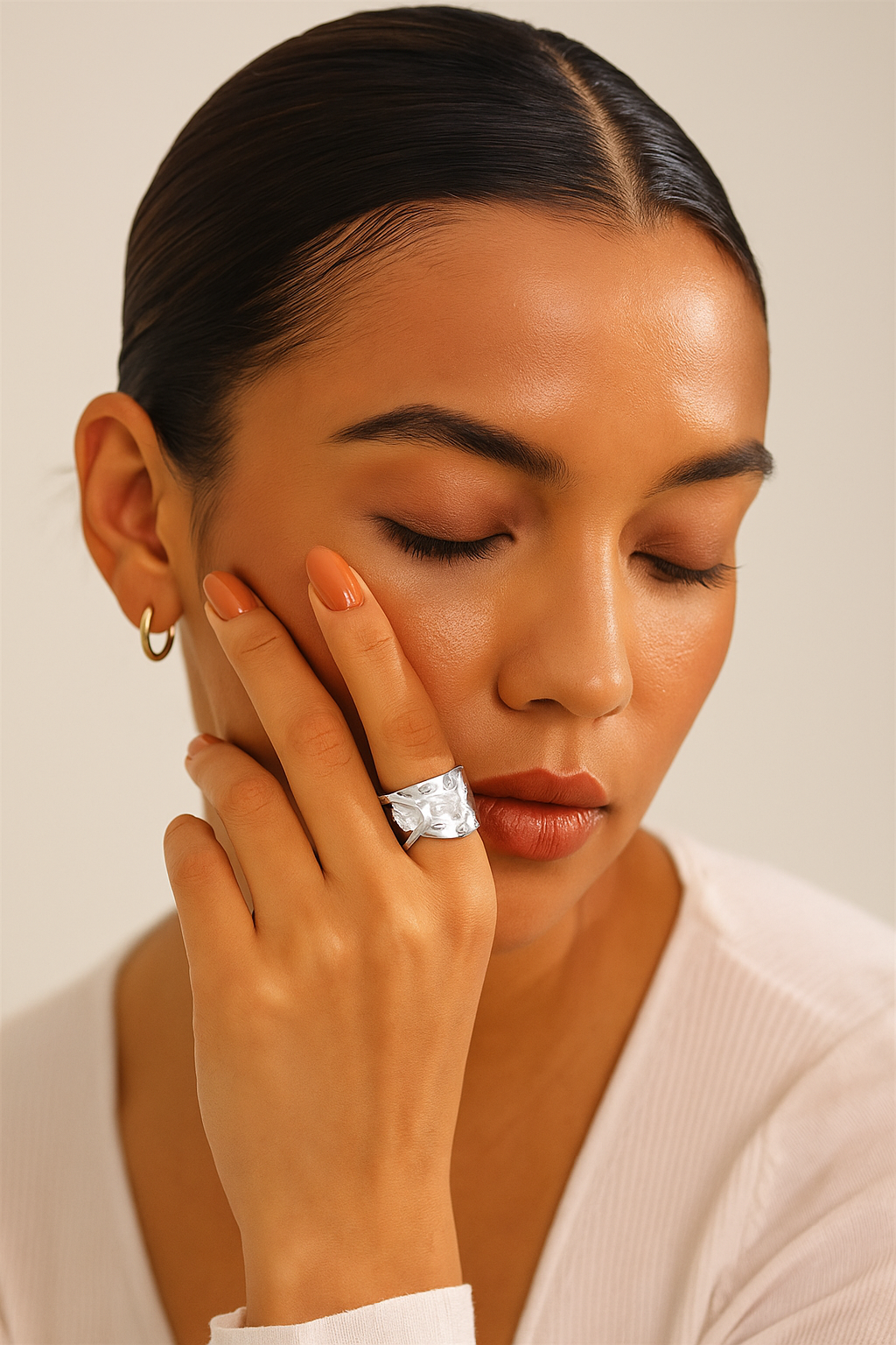Steel Arc Ring
