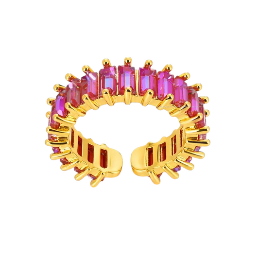 Pink Crystal Ring