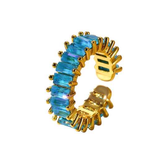 Blue Crystal Ring