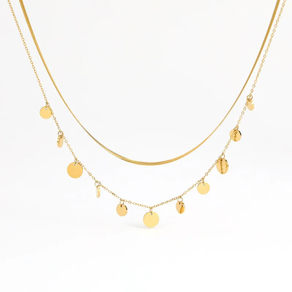 Moonlight Cascade Chain- Gold and Silver