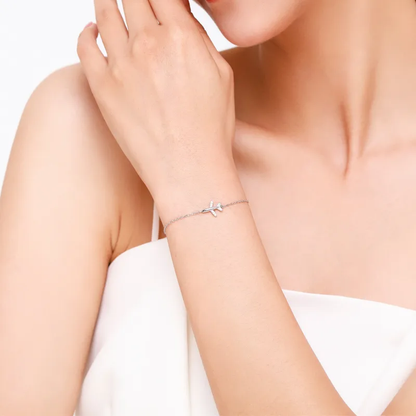 92.5 Sterling Silver Fly me Away Bracelet
