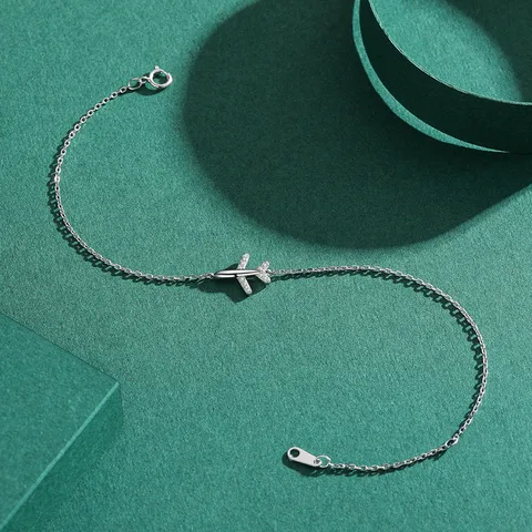 92.5 Sterling Silver Fly me Away Bracelet