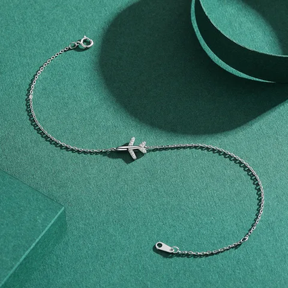 92.5 Sterling Silver Fly me Away Bracelet