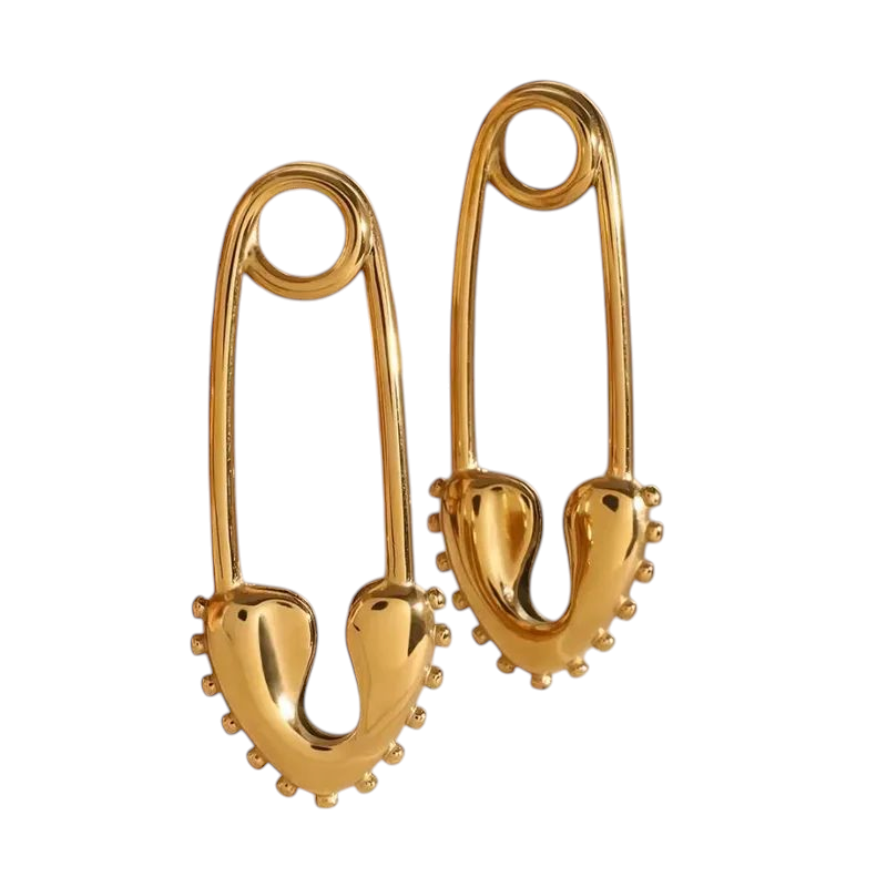 Pinch of Love Gold earrings