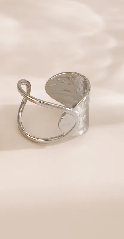 Steel Arc Ring